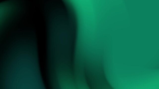 Green black gradient background Dark teal and green blurred flowing curves. Suitable for backgrounds, websites, presentations, and abstract design projects. Versatile graphic resource.
