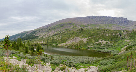 Karakol lakes, lake number three. Altai Republic, Russia
