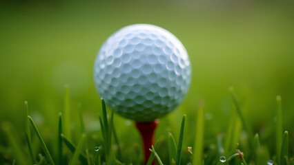 Golfball-Makroaufnahme
