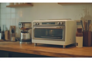 Fototapeta premium Sleek Modern Kitchen Oven: A Stylish Addition to Your Home