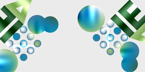 Triangles, circles, squares, rectangles design. Vector Illustration For Wallpaper, Banner, Background, Card, Book Illustration, landing page