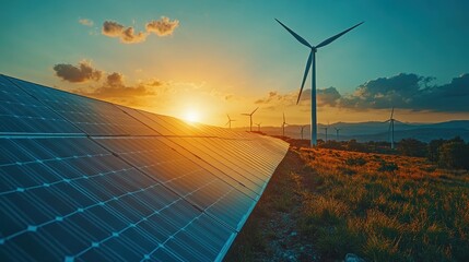 Renewable Energy Landscape: Harnessing the Sun and Wind
