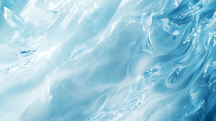 A blue and white background with a blue wave