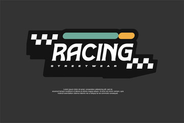 urban tshirt streetwear fashion design vector suitable for printing	
