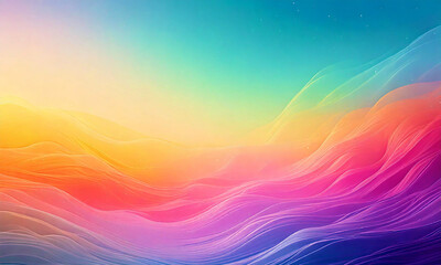 Abstract Flowing Waves with Vibrant Colors