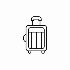 luggage baggage icon sign vector