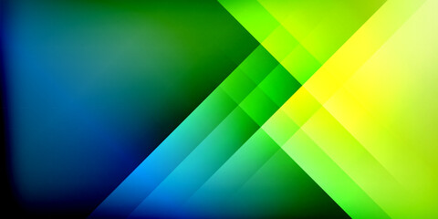 Dynamic shadow lines geometric shapes