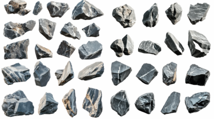 A Collection of Exquisitely Textured Rocks