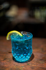 the process of preparing alcoholic beverages at the bar