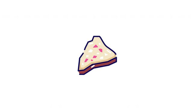 Peppermint Bark for Winter Elements Icon Animation