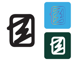 Initial E Logo, E Logo, E Monogram,  Letter E Logo, Creative Icon, Modern, Vector