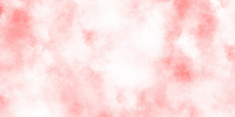 Watercolor abstract wet hand drawn pink texture, Abstract Pink color light ink effect shades gradient watercolor texture, grunge and stained Pink ink and watercolor textures on white paper background.