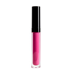 Front view of a magenta concealer bottle with no labels isolated on a white transparent background.