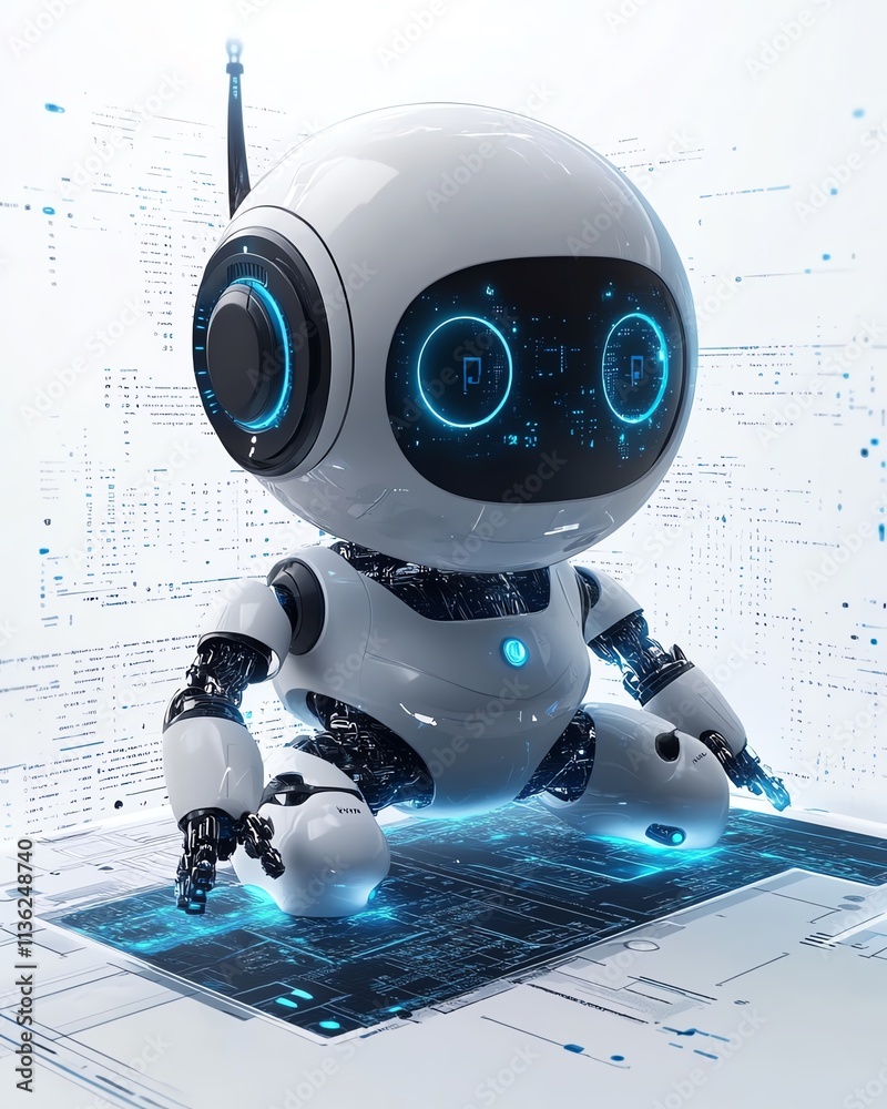 Poster AI technology to enhance work efficiency, data analysis, and problemsolving through intelligent AI chatbot solutions and efficient work tools