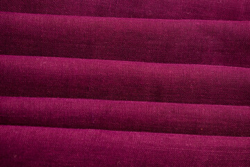 Fototapeta premium Folded Soft purple fabric texture background