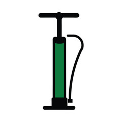 a black and white illustration of a hand pump