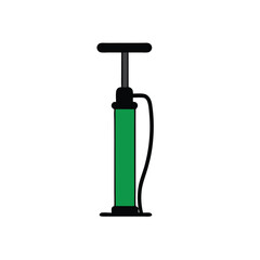a black and white illustration of a hand pump