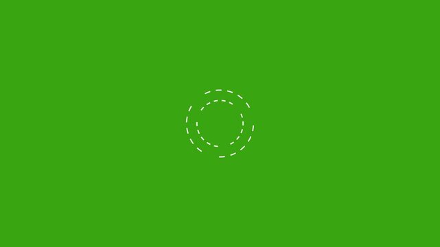 Swirling circle. Technology circle loop background. Futuristic Spinning. ellips circle rotation, Digital Display. Circle colorful highlight black screen background,