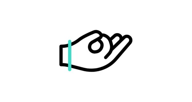 hand holding a key