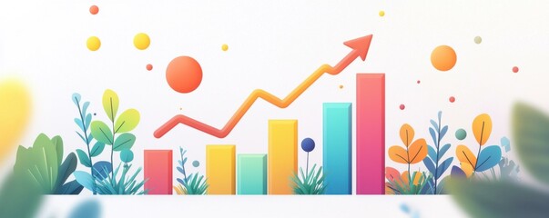 Market-driven profit strategies infographic on growth visualization