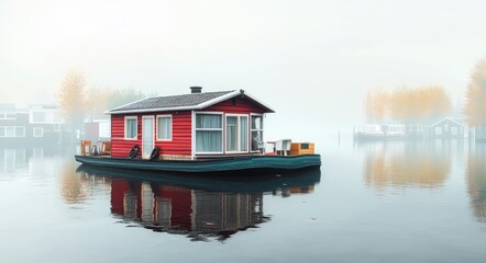 Charming Amsterdam Houseboat: Traditional Floating Residence Amidst Canals and Dutch Architecture