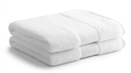Luxurious Soft White Towel - Perfect for Bathing and Wellness Decor