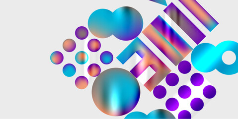 Triangles, circles, squares, rectangles design. Vector Illustration For Wallpaper, Banner, Background, Card, Book Illustration, landing page