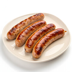 sausages in a tray