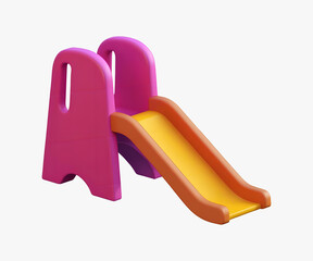 Slider Playground 3D Illustration icon design