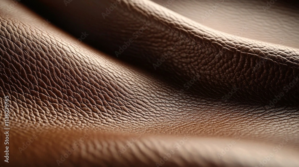 Aufkleber the leather is brown and has a texture that looks like it's made of wood grain. the color of the yea