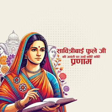 Savitribai Phule Jayanti Celebrating Indias first woman teacher on 3rd January social media post