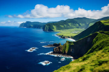 Breathtaking Scenic Beauty of the Azores Islands Showcasing Nature's Splendor and Tranquility