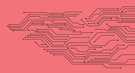 Hi-tech digital data abstract design. Technological communication concept.