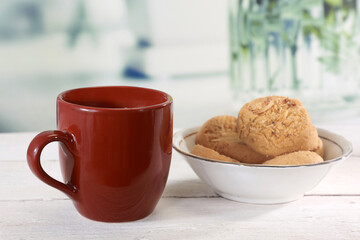 Tea in a Red Cup