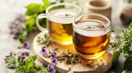 Fototapeta premium Germany perfects functional beverages with natural ingredients for wellness and energy