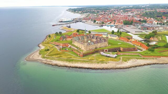 Stunning Kronborg Castle at the tip of Denmark