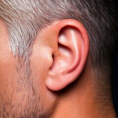 Obraz premium close up of an ear