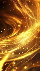 Golden glow light abstract luxurious background