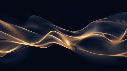 Golden glow light abstract luxurious background