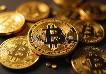 digital bitcoin new form golden digital currency wallpapers everywhere