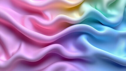 Fototapeta premium A minimal smooth background with a soft gradient transitioning from pastel pink to light blue. The gentle blend creates a calming and modern aesthetic.