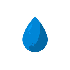 drop of water - vector icon