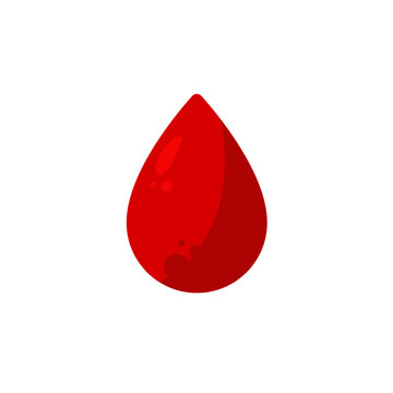drop of blood - vector icon