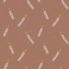 Pantone pattern 2025 candle 17-1230 Mocha Mousse