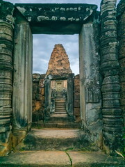 Ruin of East Mebon Temple, Ankgor, Cambodia