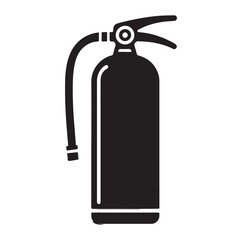 Fire Extinguisher silhouette vector illustration