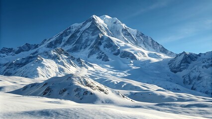 Obraz premium snow covered mountains