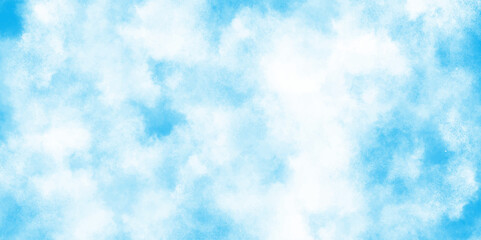 painted grunge and grainy light blue clouds watercolor background, The sky blue texture clouds paper texture, shiny beautiful light blue cloudy sky, light ocean blue watercolor abstract texture.	
