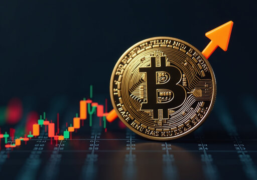 strong bitcoin growth shown chart indicating high price increase investors using investment platform cryptocurrency