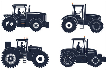 Fototapeta premium Agriculture Tractor Graphics